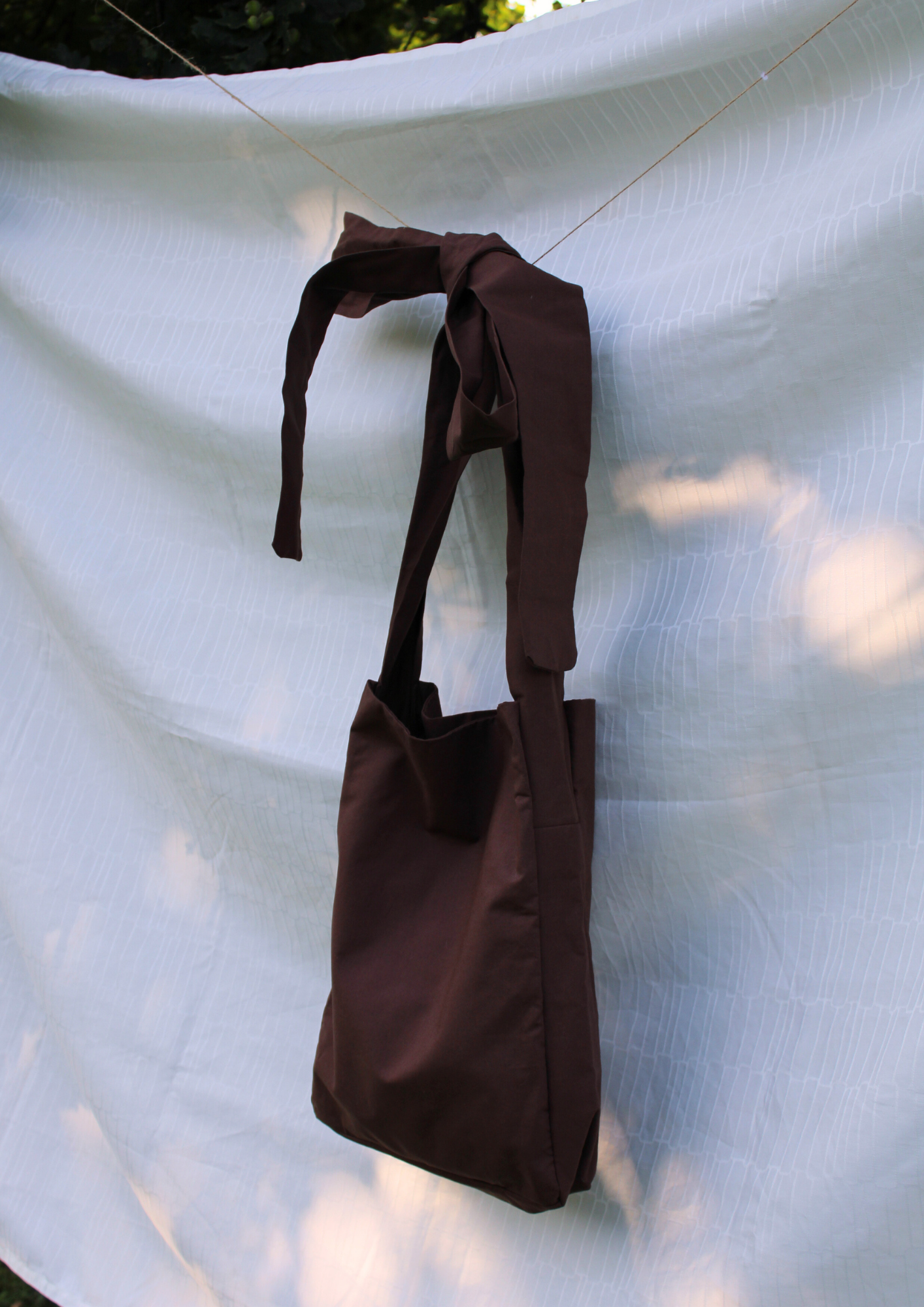 Baumwolle. Tote. Braun.