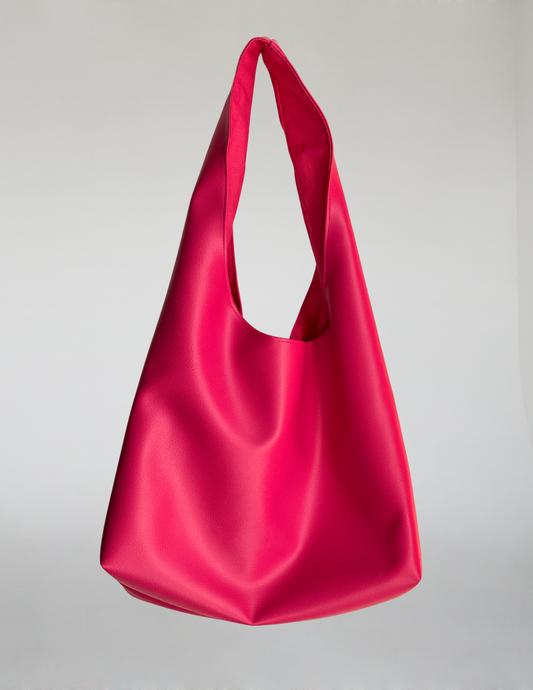 Kunstleder. Maxi. Pink.