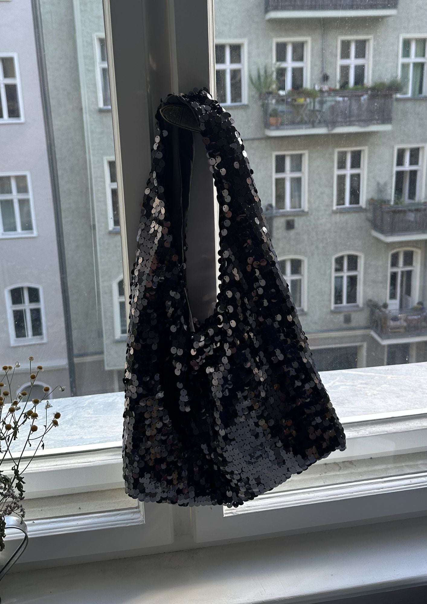 Sequins. Maxi. Grey.