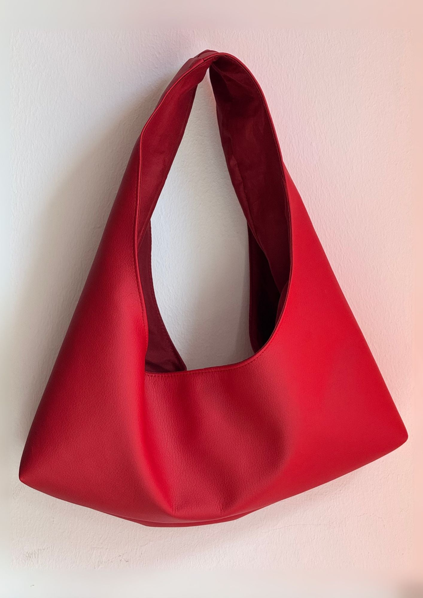 Kunstleder. Mini. Rot.