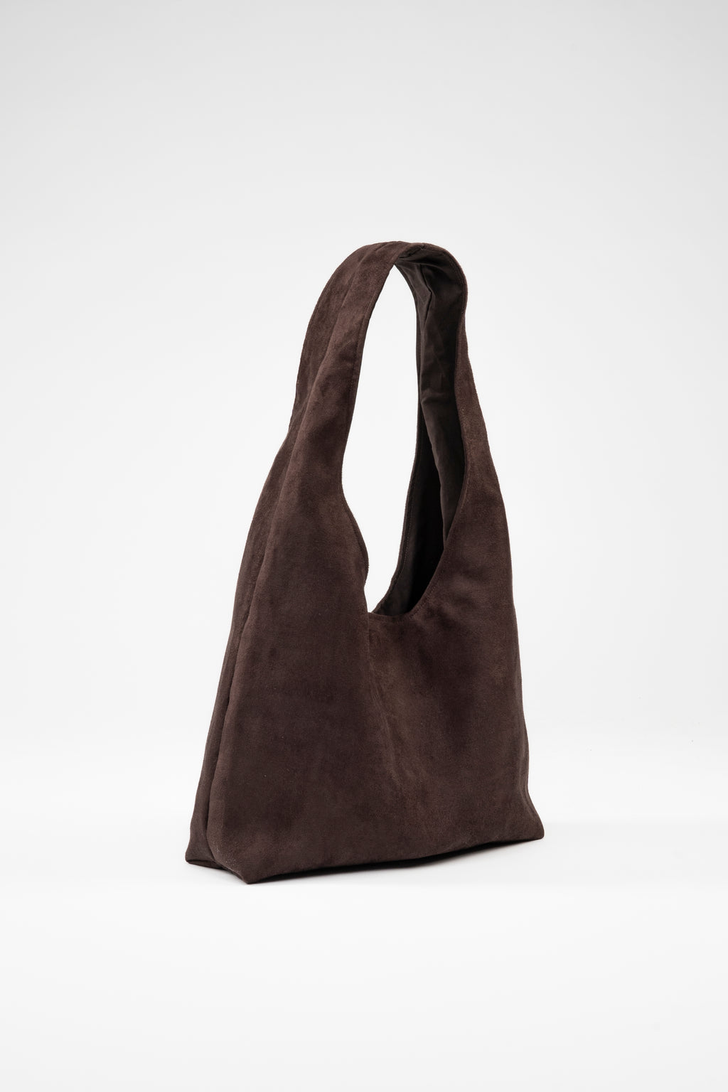 Faux Suede. Maxi. Brown.