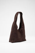 Faux Suede. Maxi. Brown.
