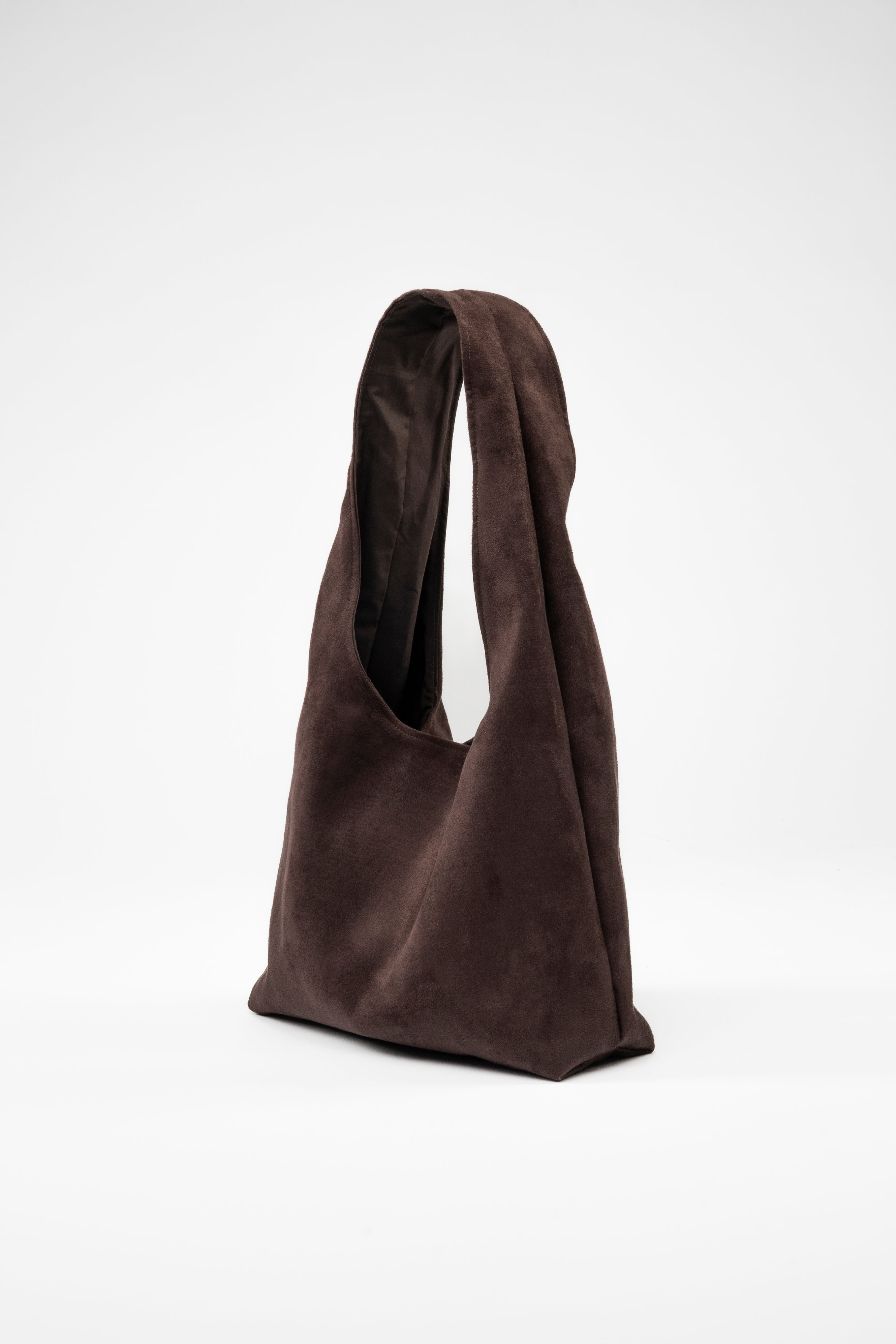 Faux Suede. Maxi. Brown.