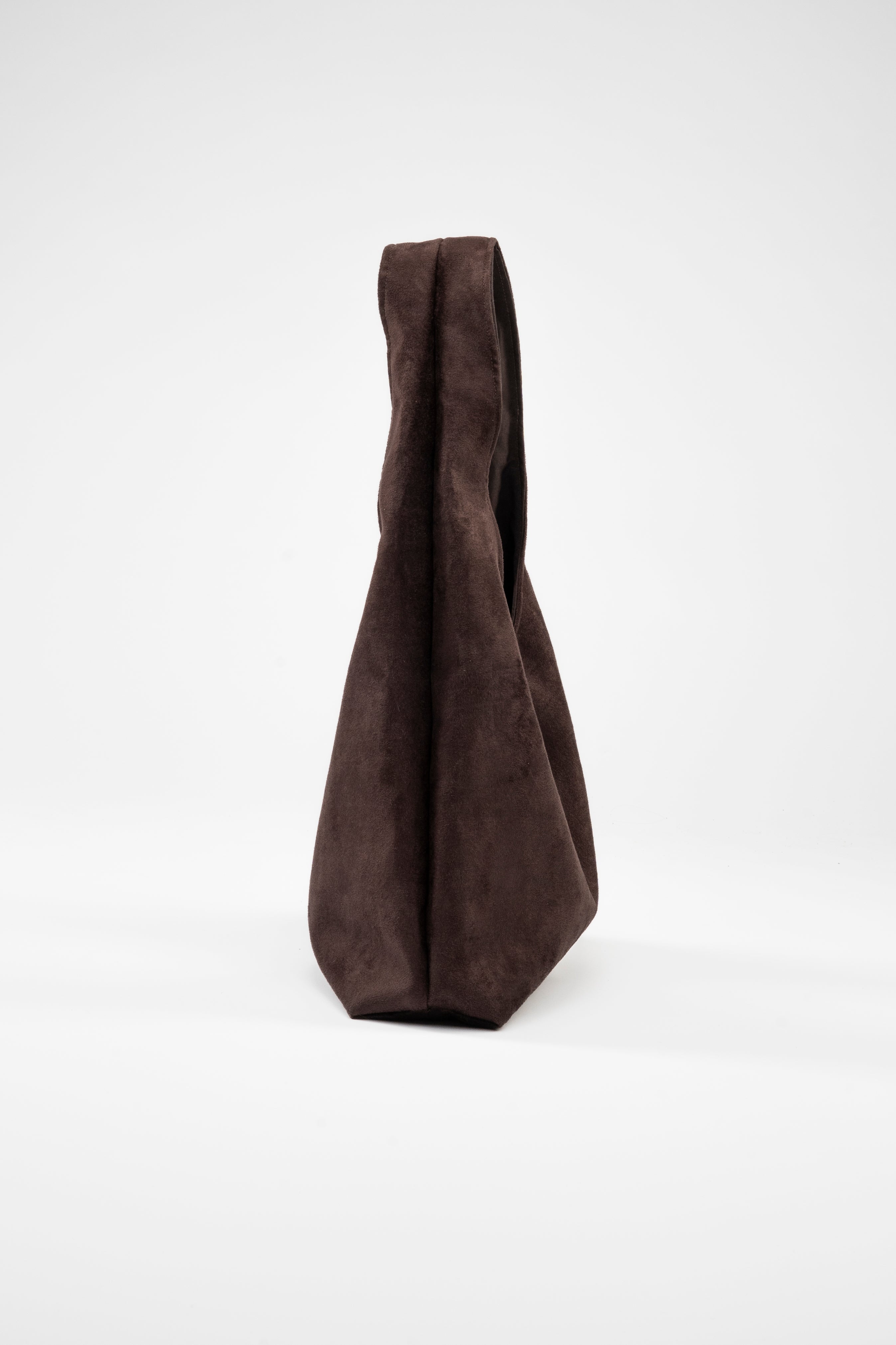 Faux Suede. Maxi. Brown.