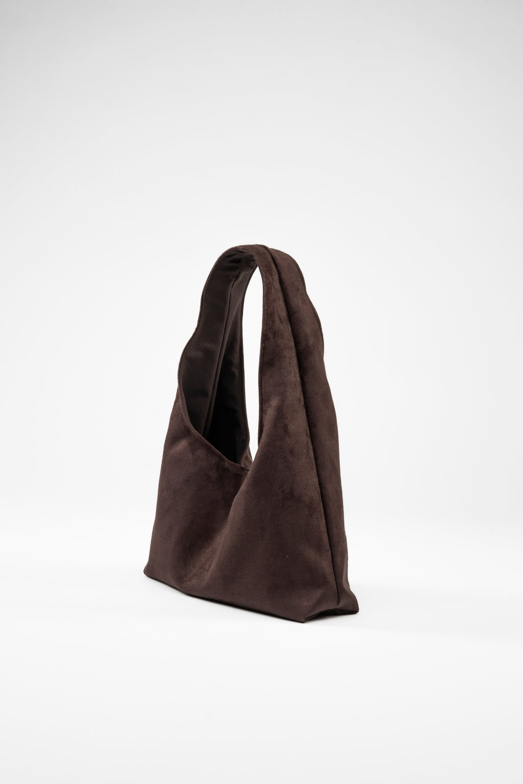 Faux Suede. Mini. Brown.