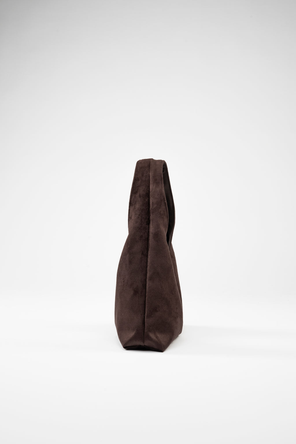 Faux Suede. Mini. Brown.