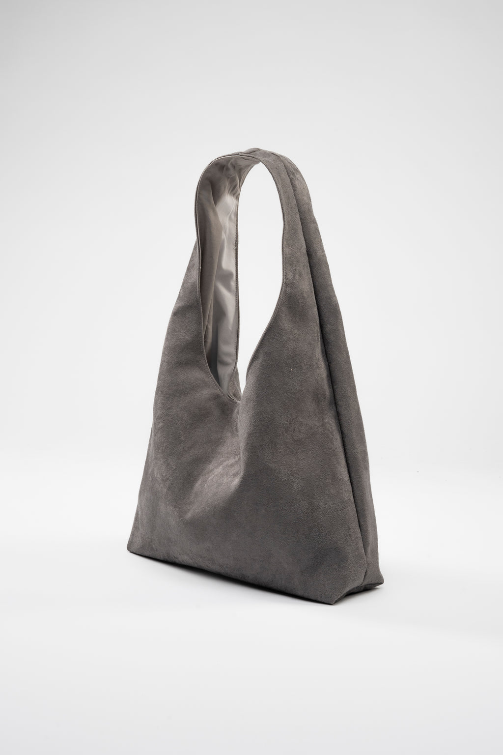 Faux Suede. Maxi. Grey.