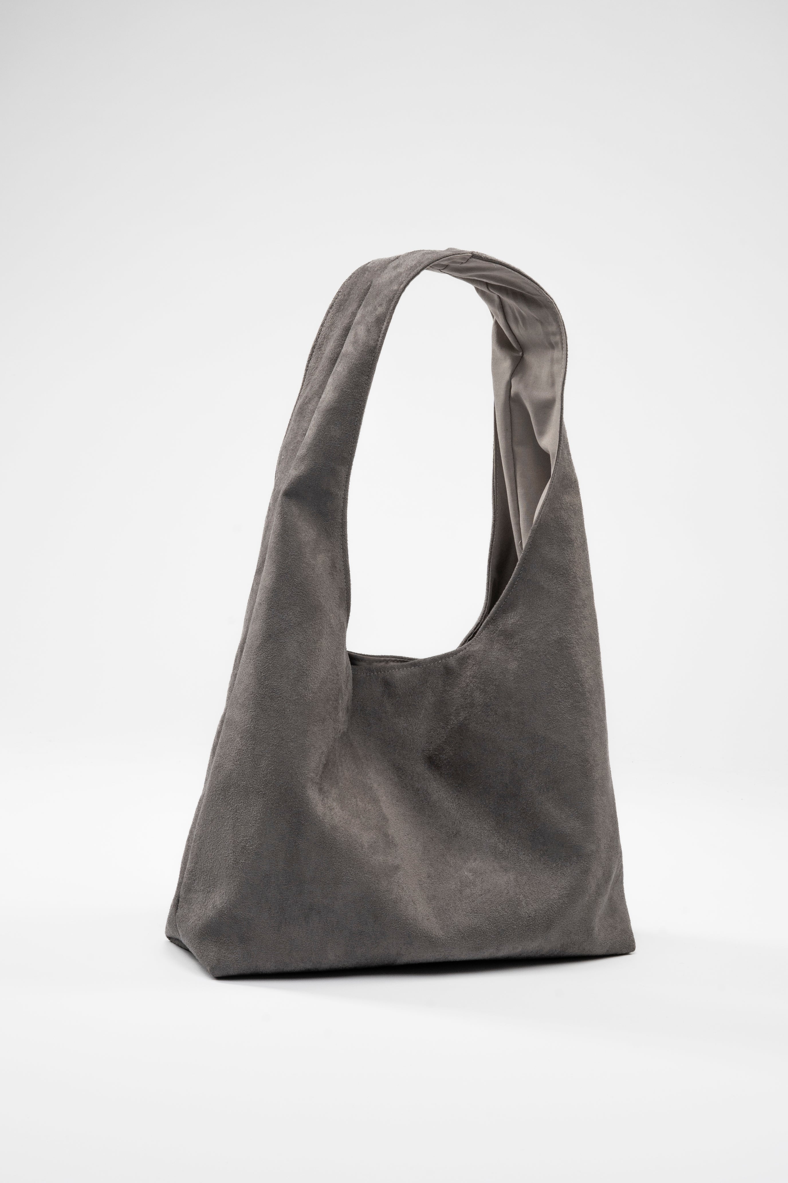Faux Suede. Maxi. Grey.