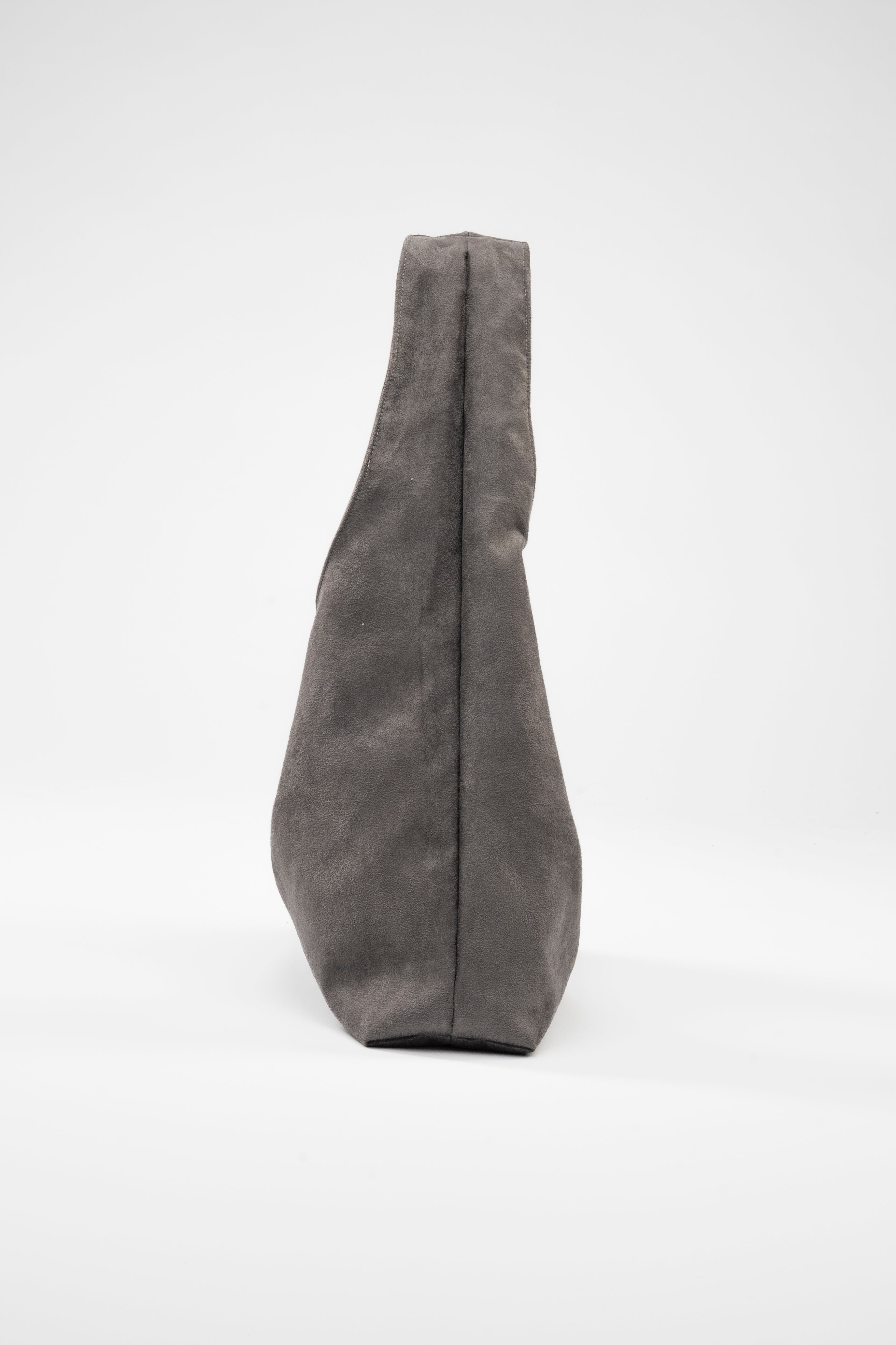Faux Suede. Maxi. Grey.