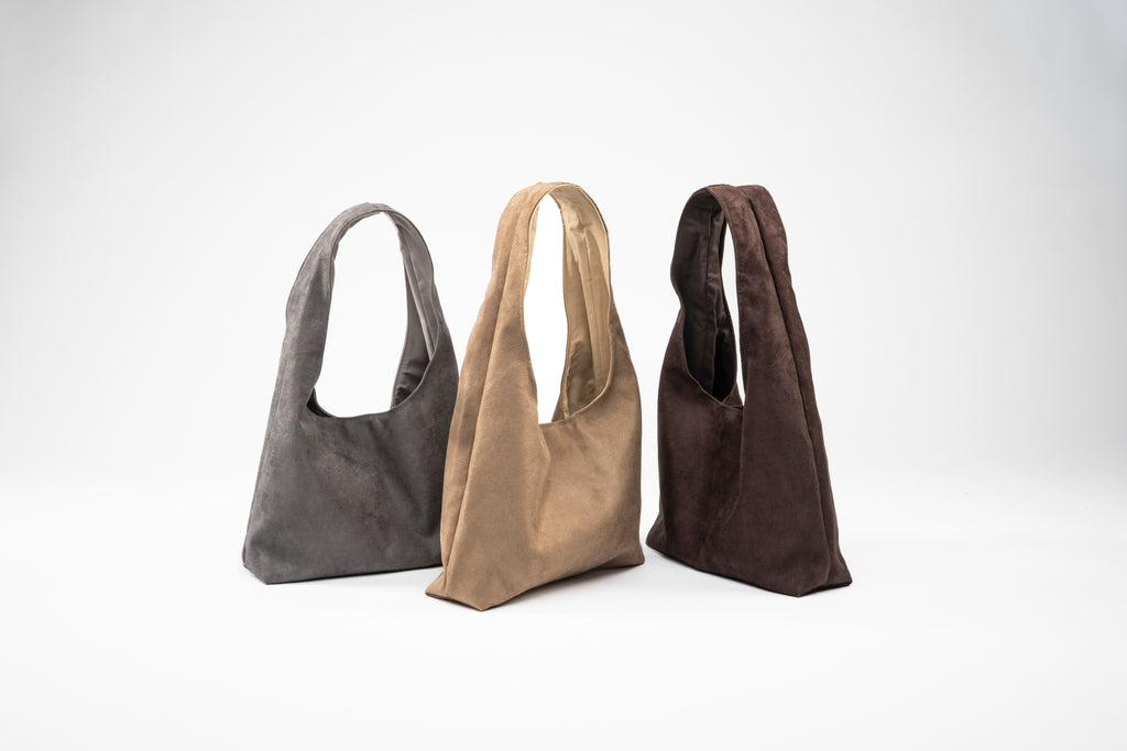 Faux Suede. Maxi. Brown.