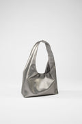 Faux Leather. Mini. Silver.