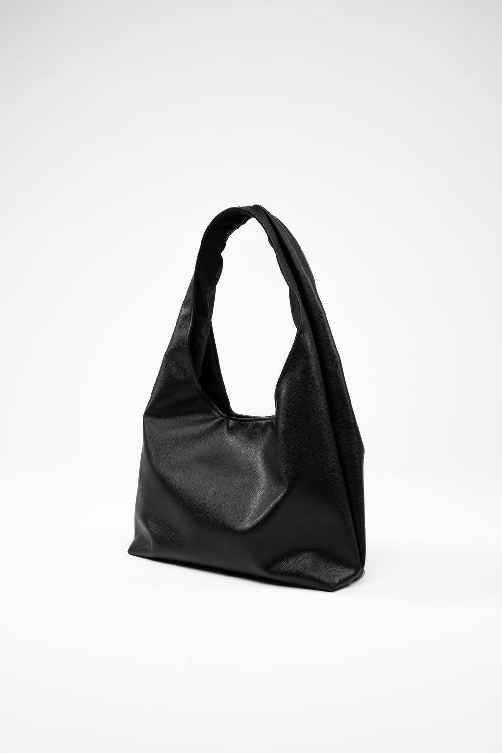 Faux Leather. Maxi. Black.