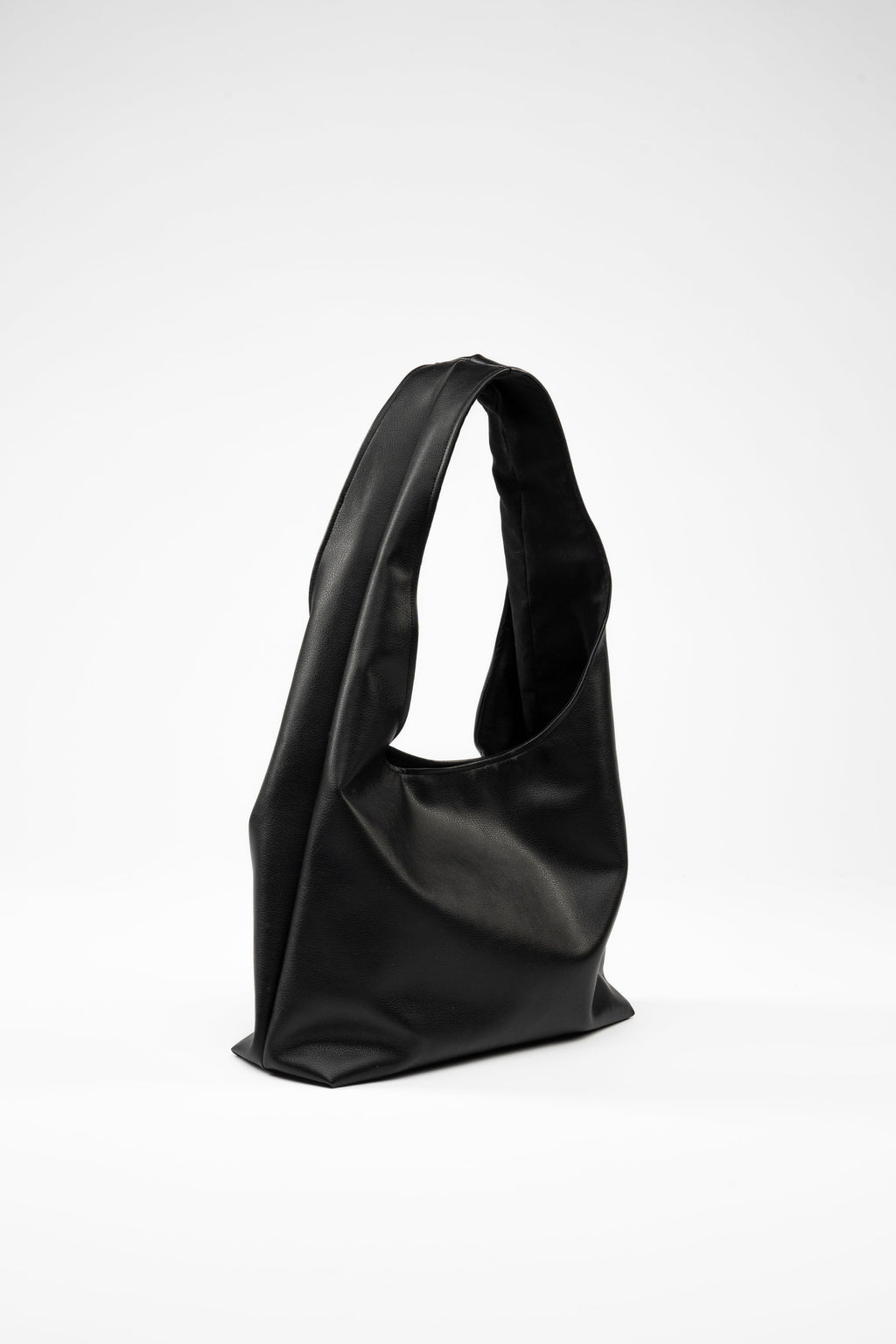 Faux Leather. Maxi. Black.