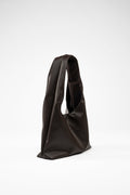 Faux Leather. Maxi. Brown.