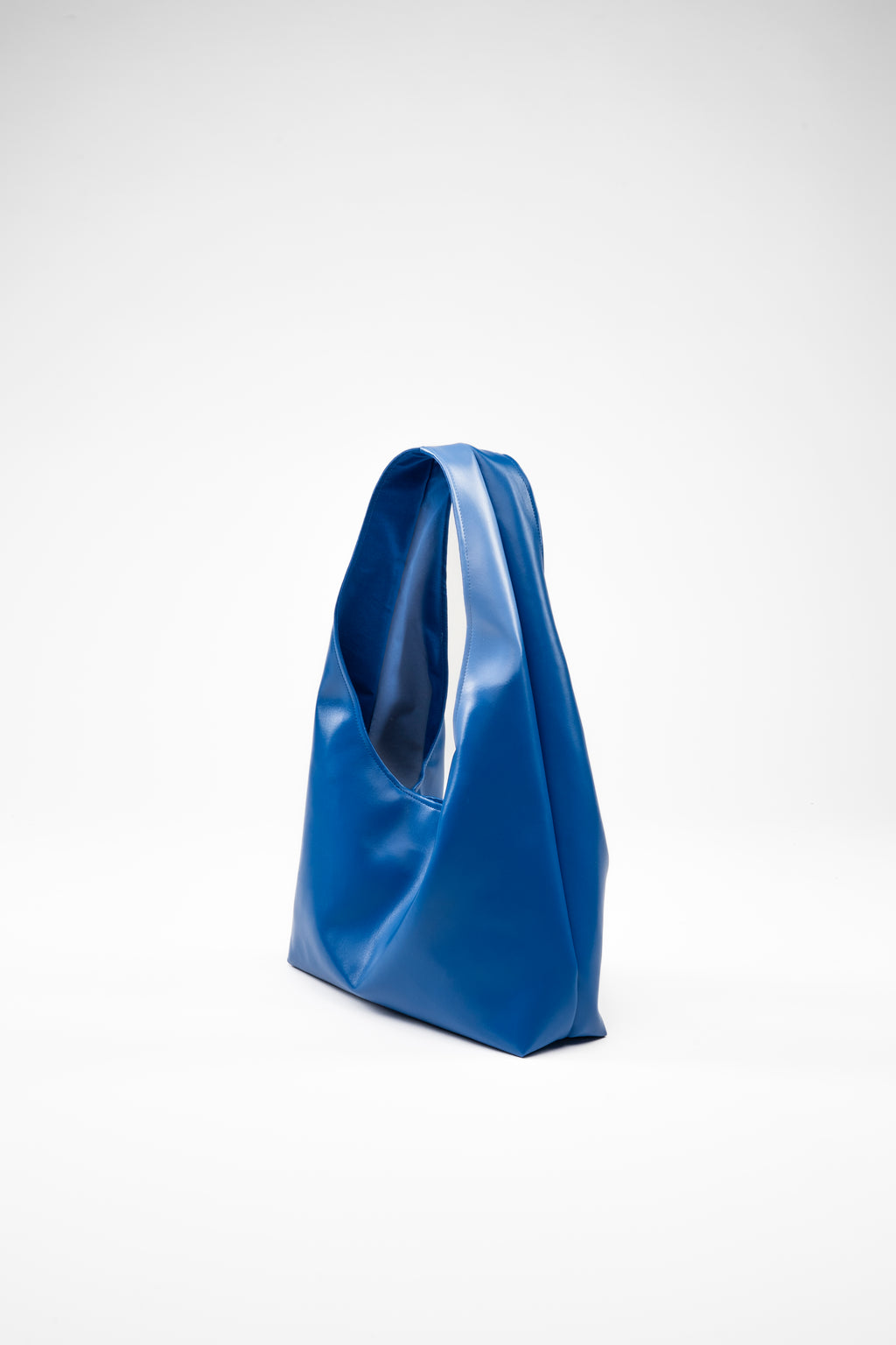Faux Leather. Mini. Blue.