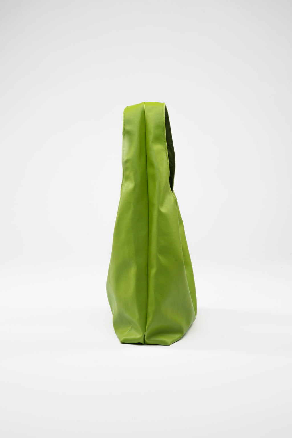 Faux Leather. Maxi. Green.