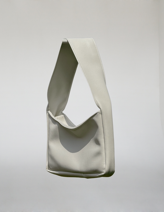 Kunstleder. Medium. Weiß.