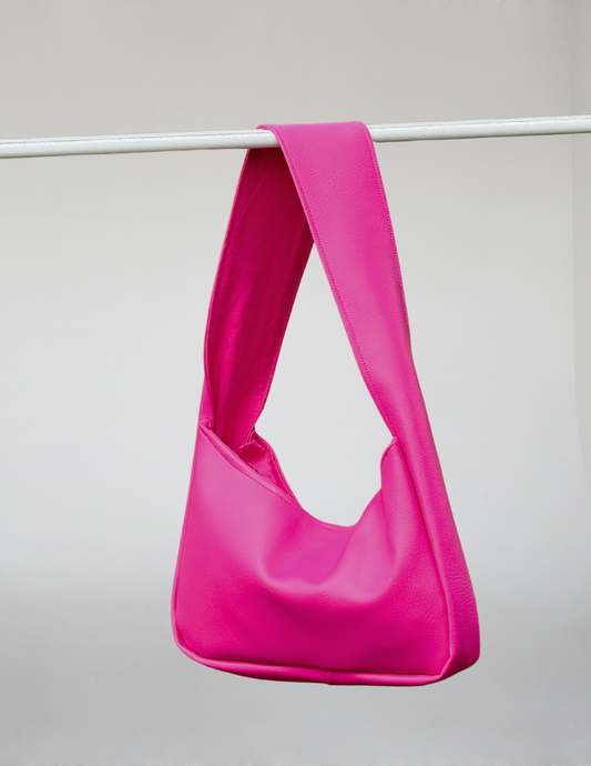 Kunstleder. Medium. Pink.