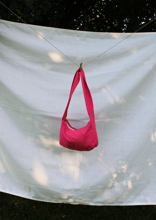 Baumwolle. Crossbody Short. Pink.