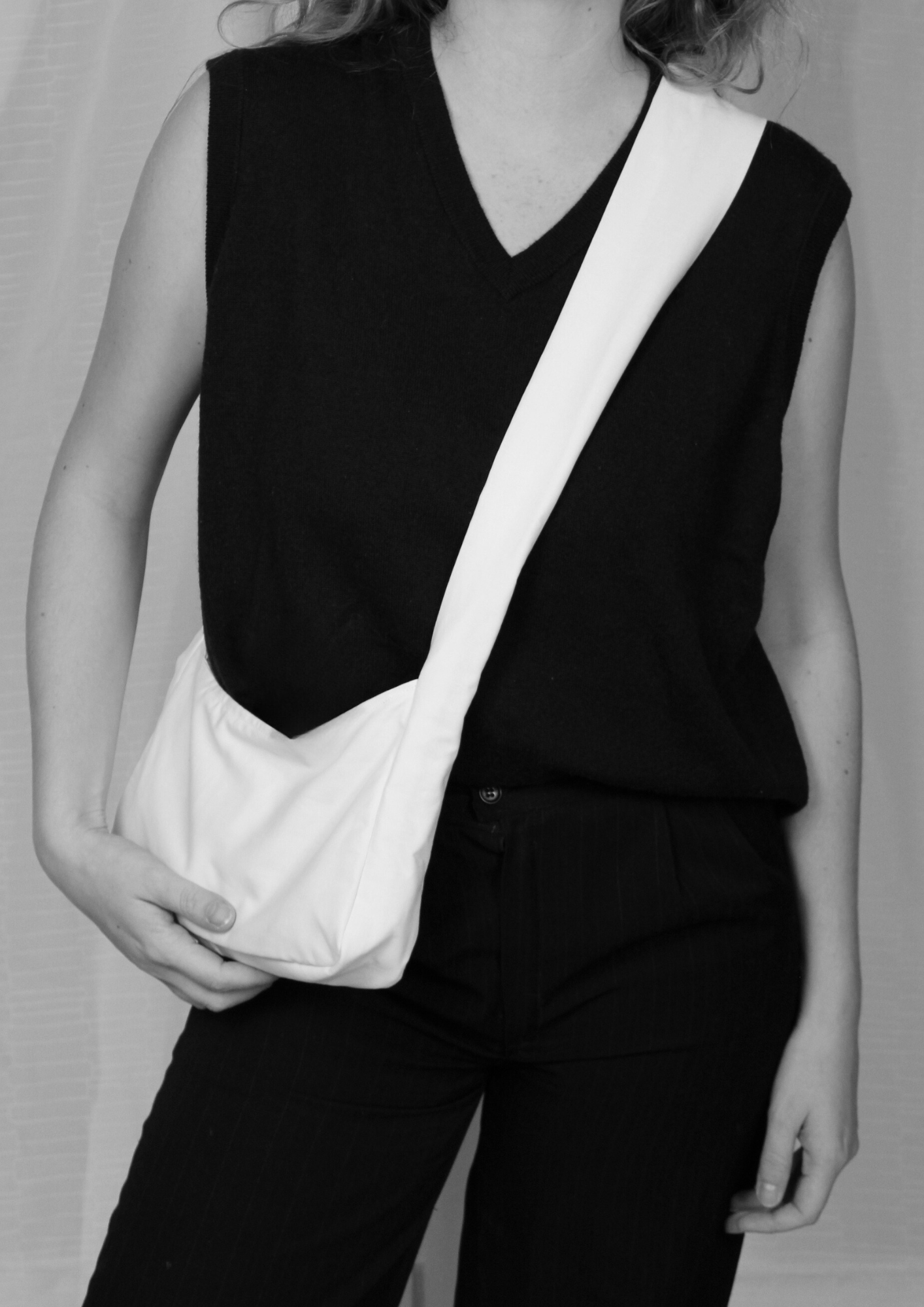 Baumwolle. Crossbody Long.