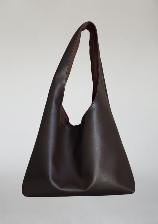 Kunstleder. Maxi. Braun.