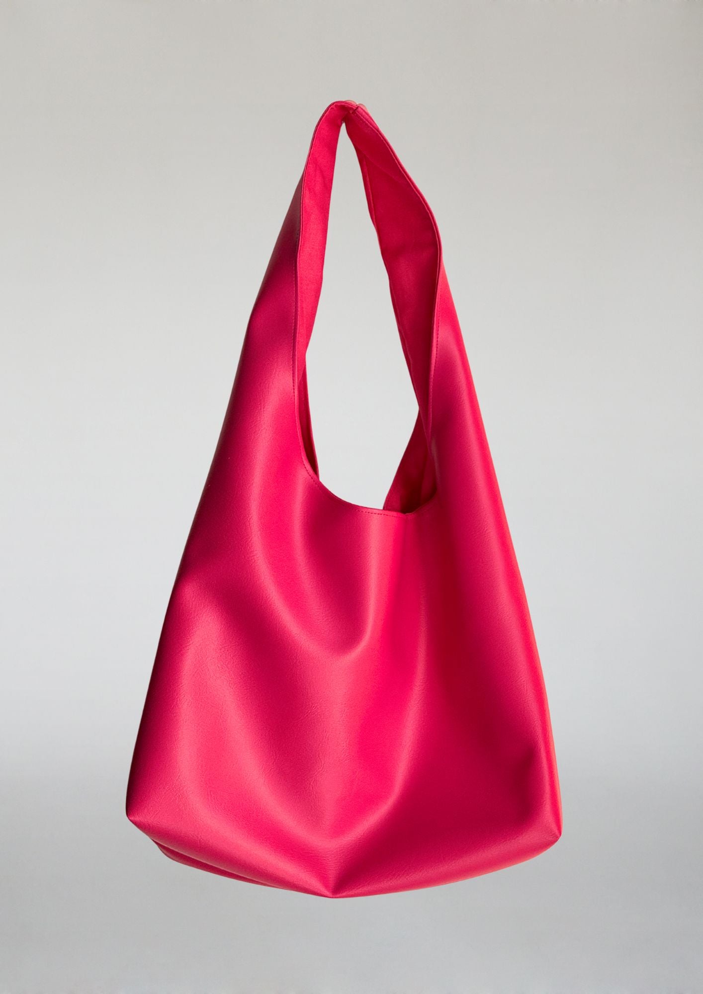 Kunstleder. Maxi. Pink.